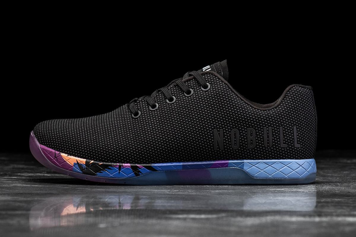 Basket Nobull Superfabric Trainer Homme Noir Orange | KI7382451