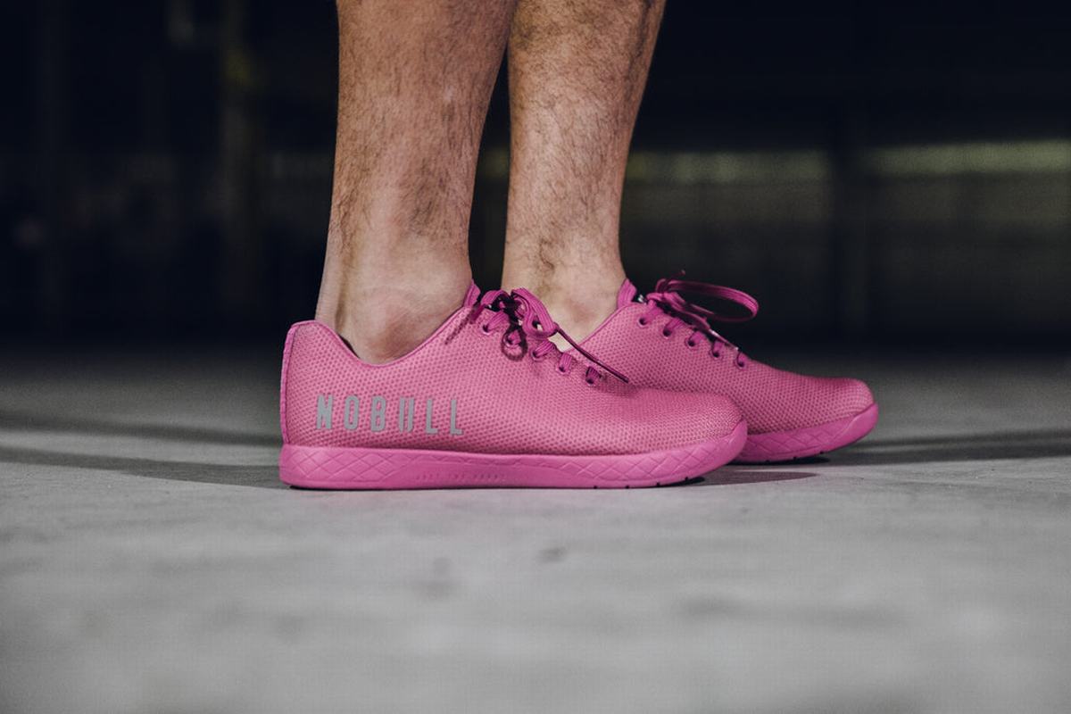 Basket Nobull Superfabric Trainer Homme Rose Clair | KJ0179654