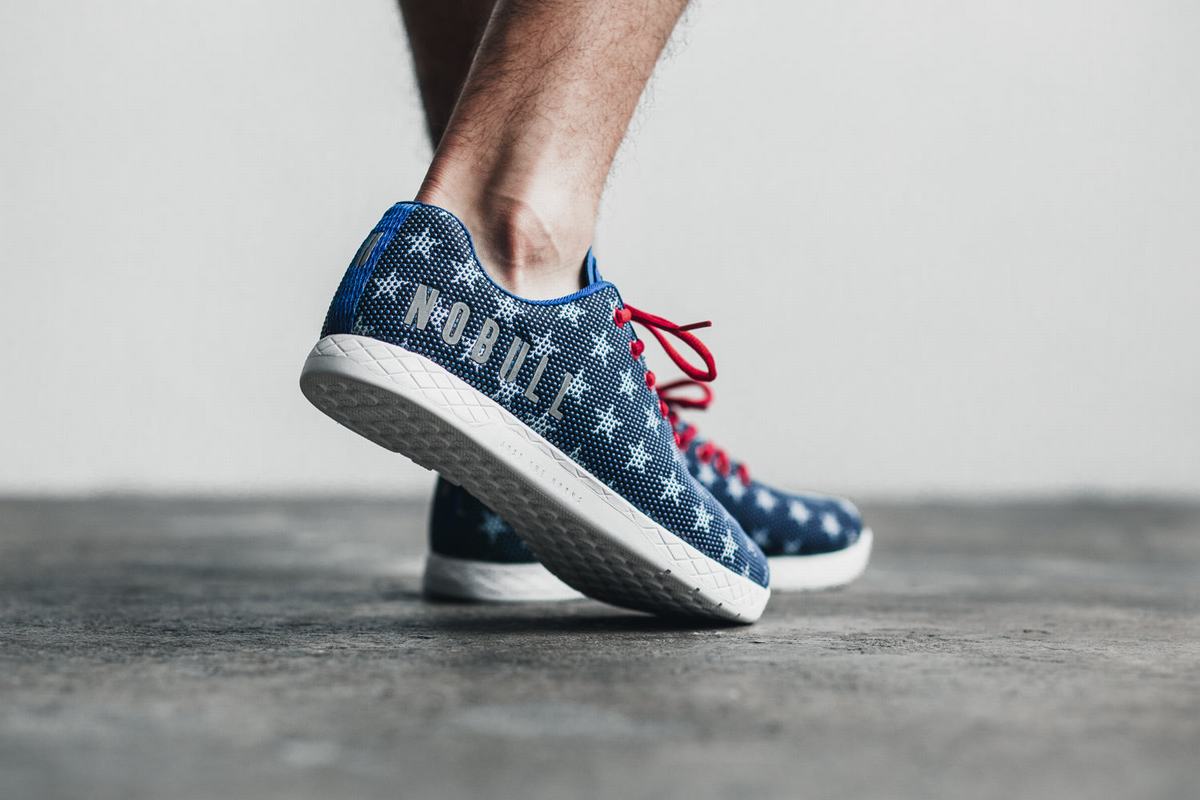Basket Nobull Superfabric Trainer Homme Bleu | KT9453170