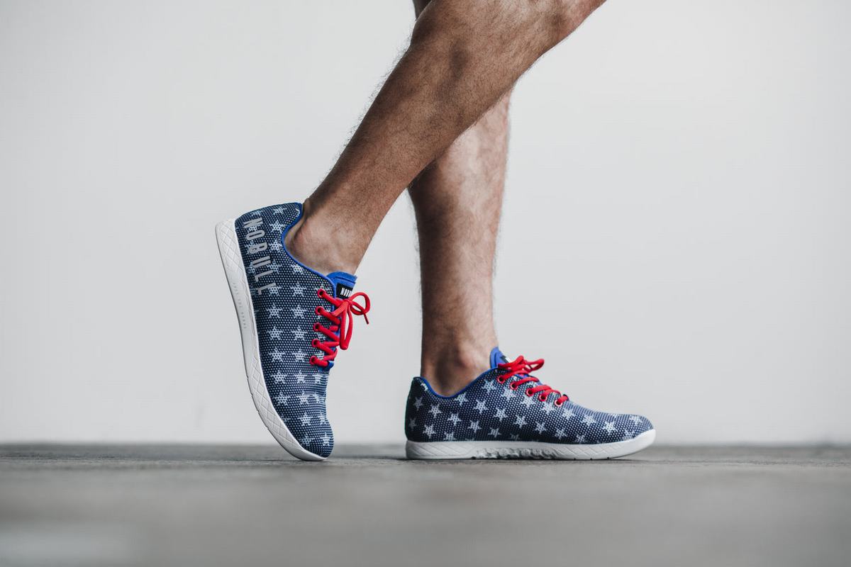 Basket Nobull Superfabric Trainer Homme Bleu | KT9453170