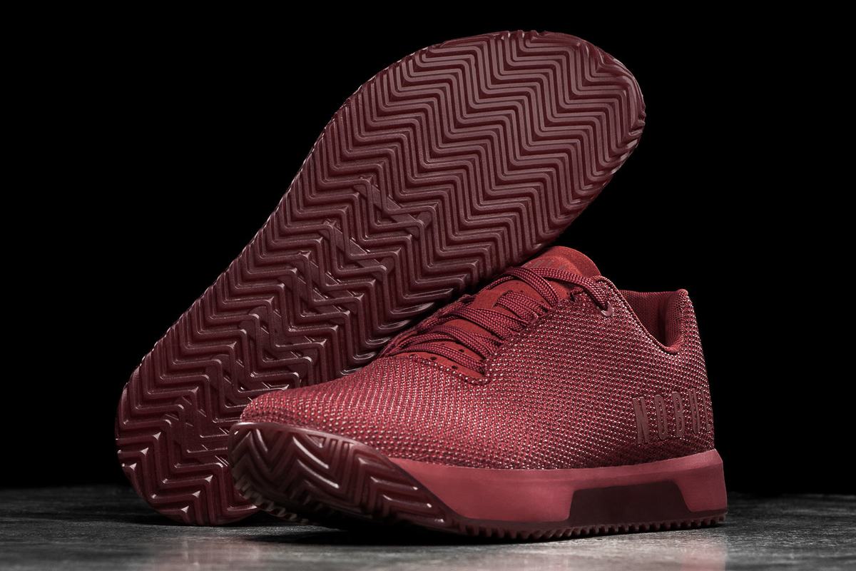 Basket Nobull Superfabric Trainer Homme Rouge Foncé | MP9351702