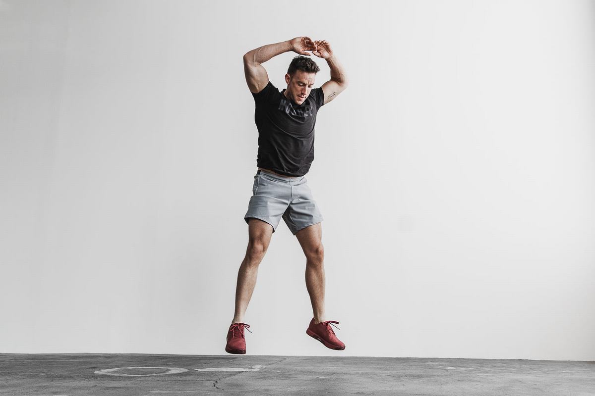 Basket Nobull Superfabric Trainer Homme Rouge Foncé | MP9351702