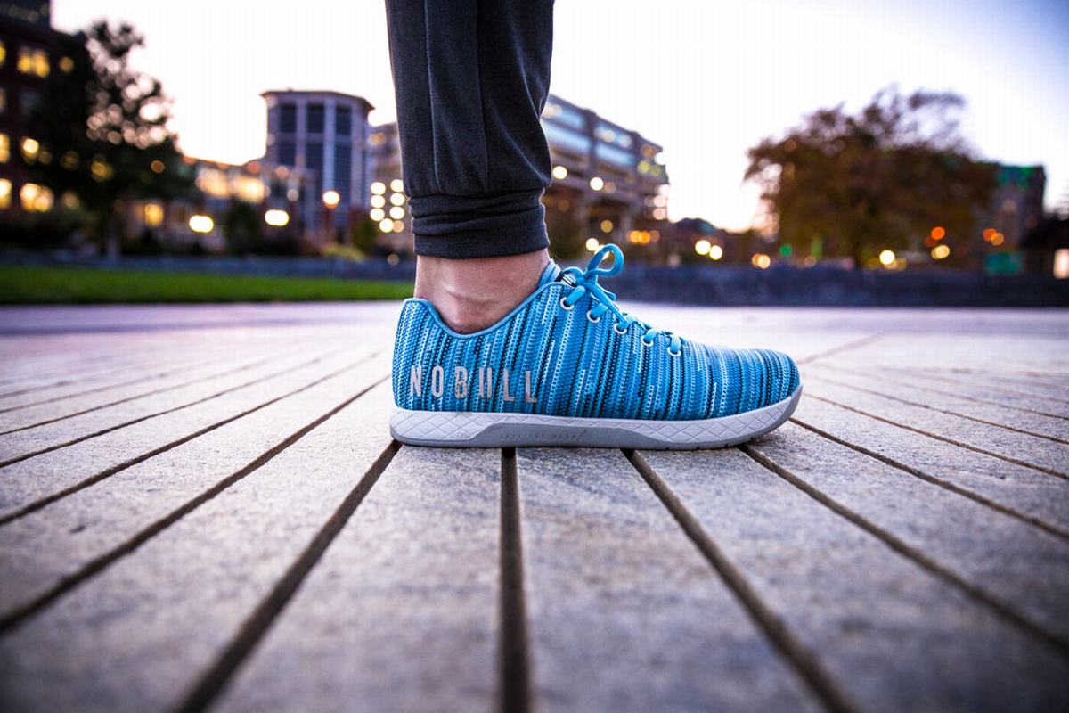 Basket Nobull Superfabric Trainer Homme Bleu | NQ6745032