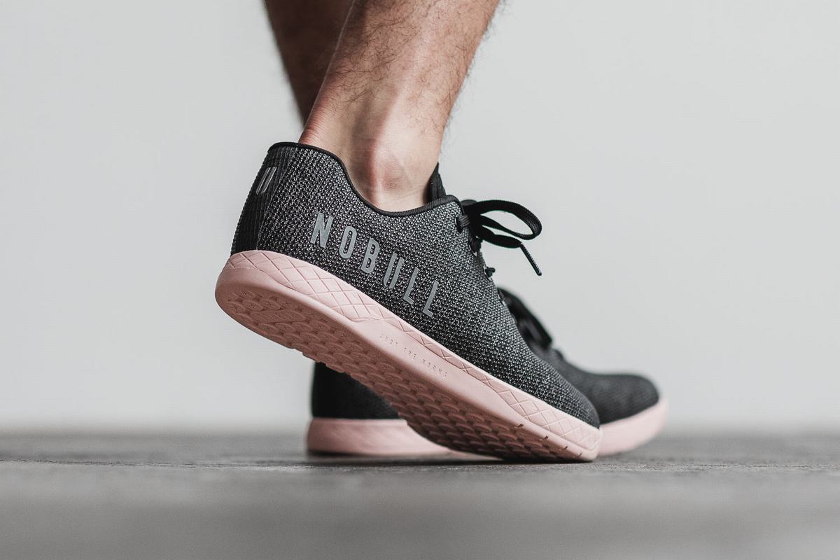 Basket Nobull Superfabric Trainer Homme Noir Rose | NY4973015