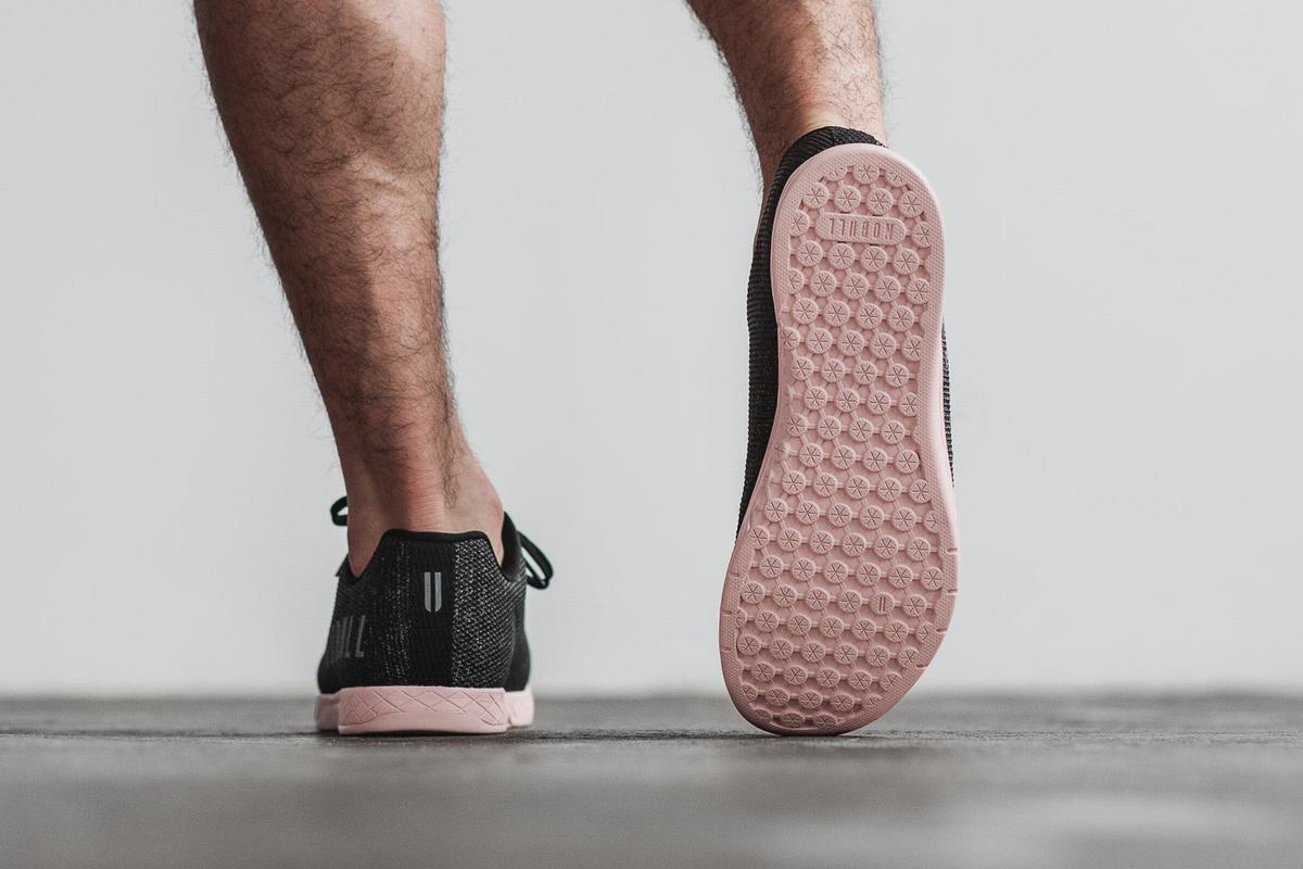 Basket Nobull Superfabric Trainer Homme Noir Rose | NY4973015