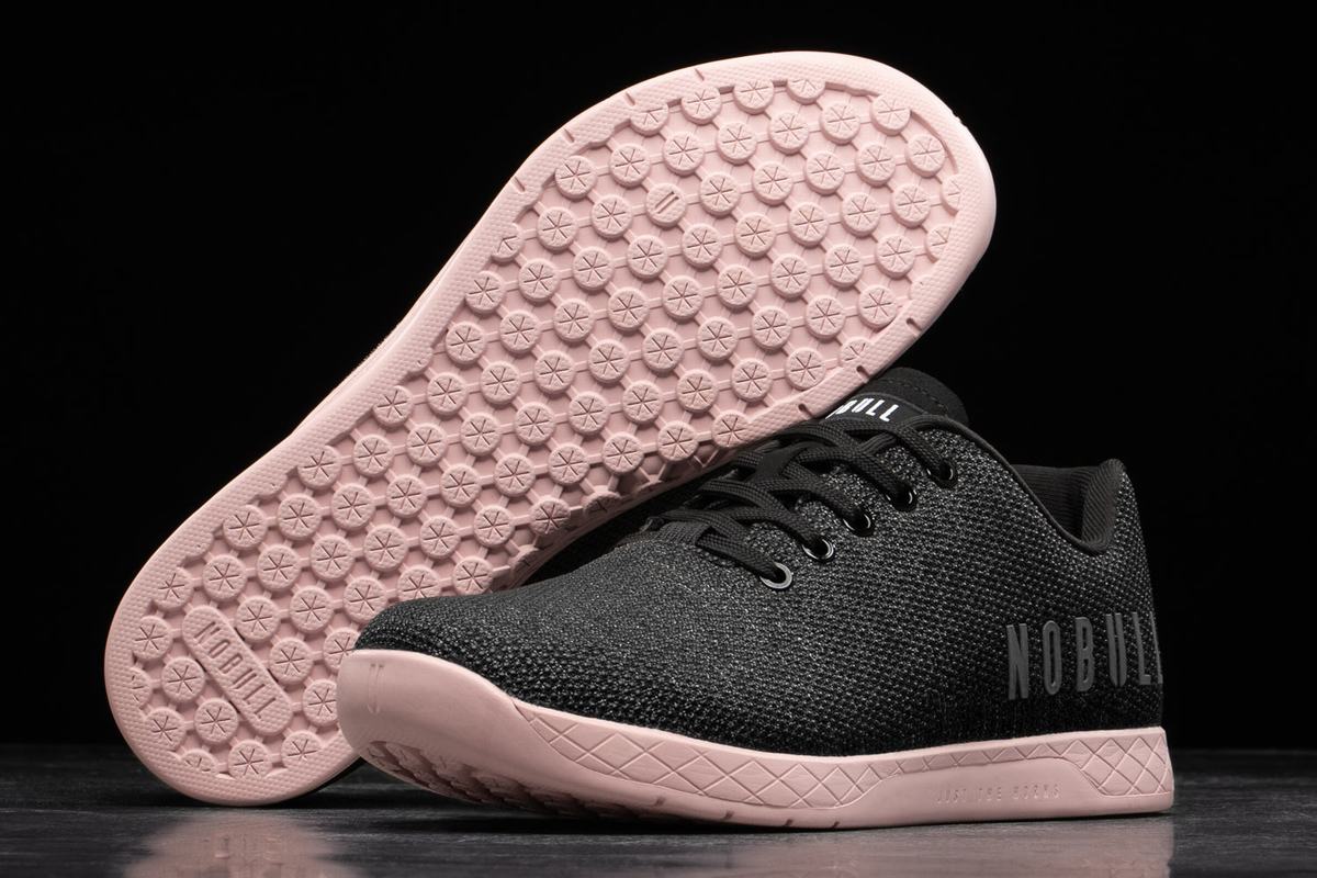 Basket Nobull Superfabric Trainer Homme Noir Rose | NY4973015