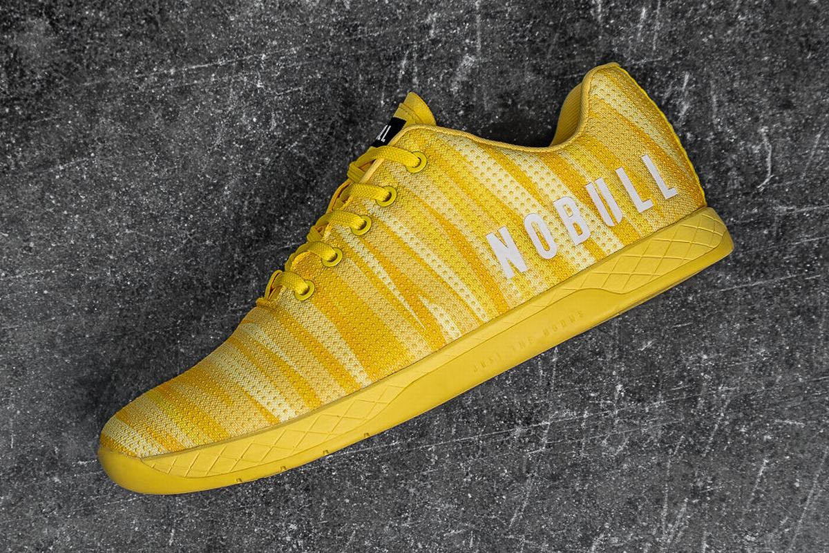Basket Nobull Superfabric Trainer Homme Jaune | OP0916745