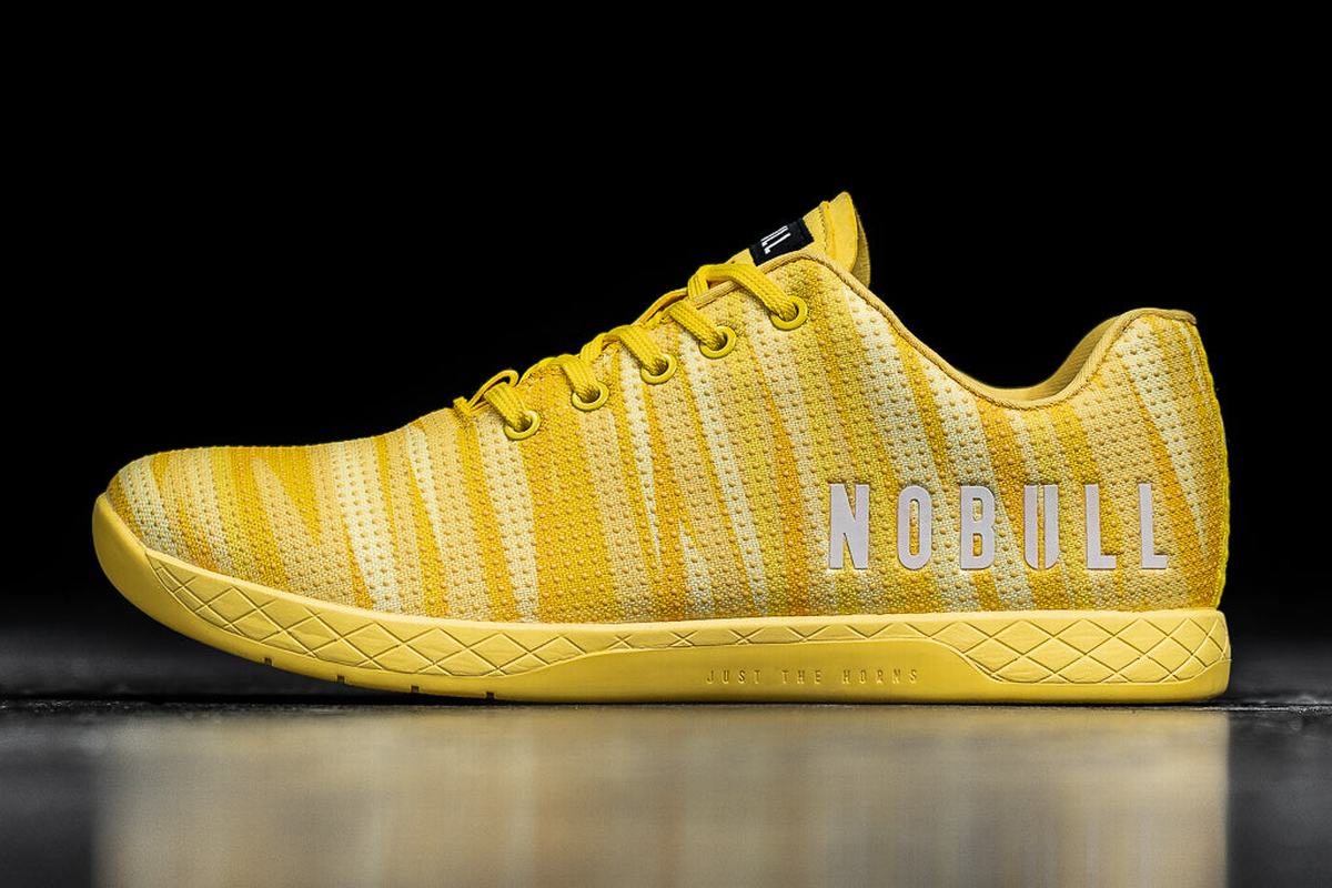 Basket Nobull Superfabric Trainer Homme Jaune | OP0916745