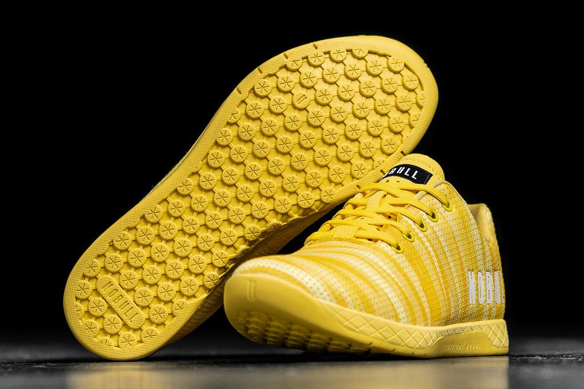 Basket Nobull Superfabric Trainer Homme Jaune | OP0916745