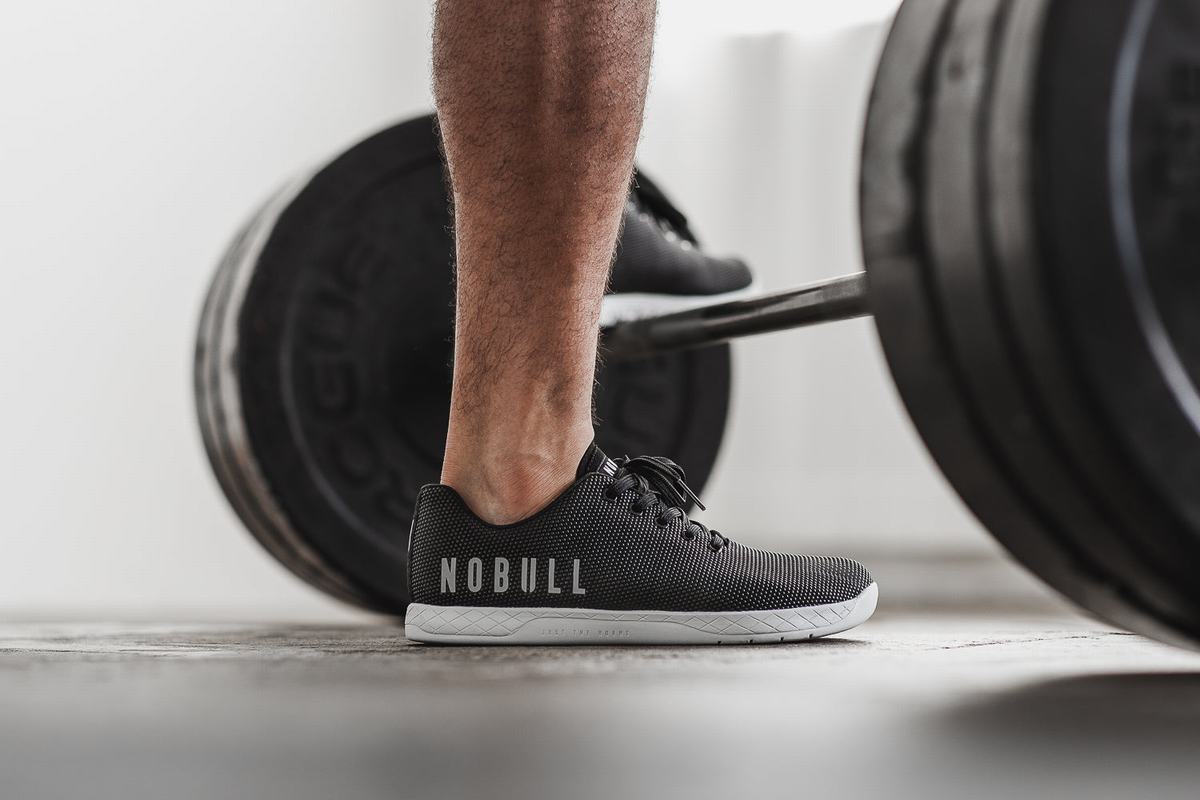 Basket Nobull Superfabric Trainer Homme Noir Grise | PM0487951