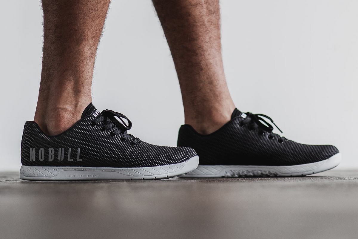 Basket Nobull Superfabric Trainer Homme Noir Grise | PM0487951