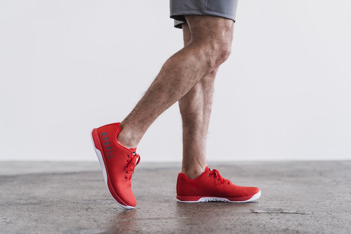 Basket Nobull Superfabric Trainer Homme Rouge | QH2780341