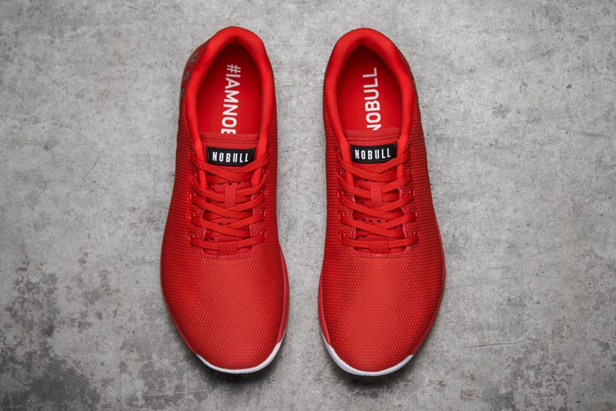 Basket Nobull Superfabric Trainer Homme Rouge | QH2780341
