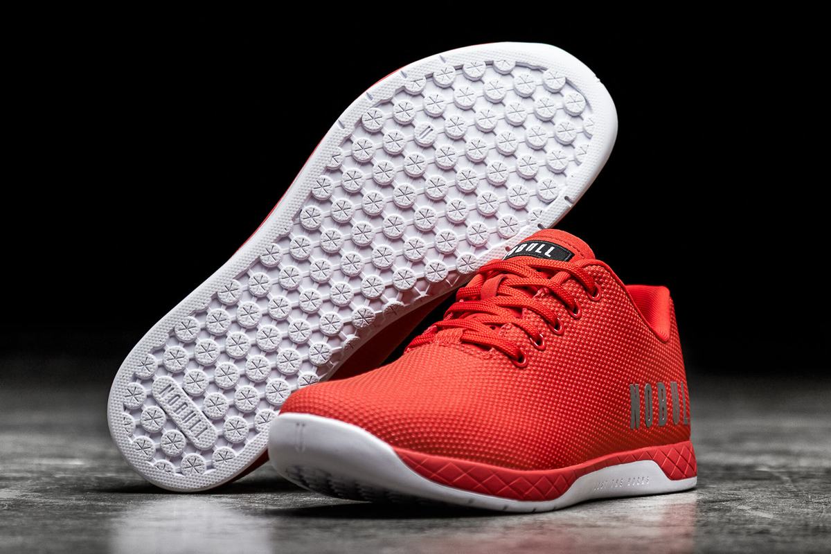 Basket Nobull Superfabric Trainer Homme Rouge | QH2780341