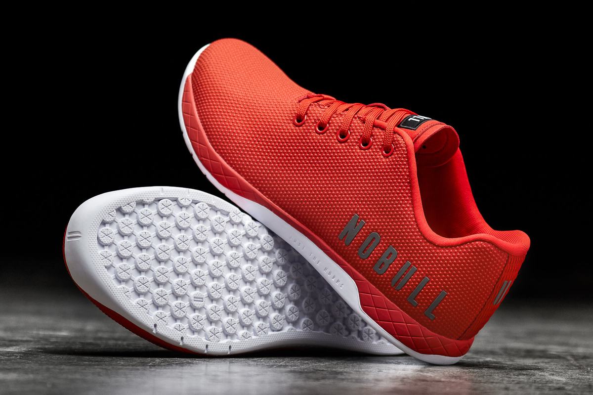 Basket Nobull Superfabric Trainer Homme Rouge | QH2780341