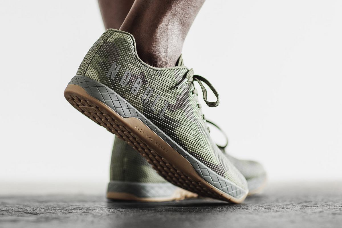 Basket Nobull Superfabric Trainer Homme Camouflage | QO7301528
