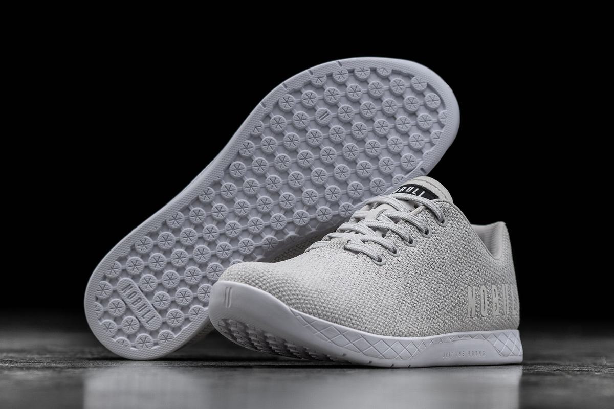 Basket Nobull Superfabric Trainer Homme Grise | RE1980426