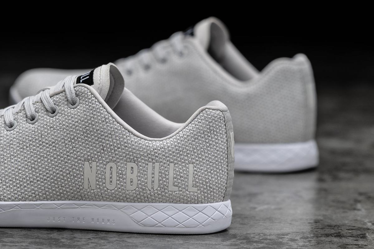 Basket Nobull Superfabric Trainer Homme Grise | RE1980426