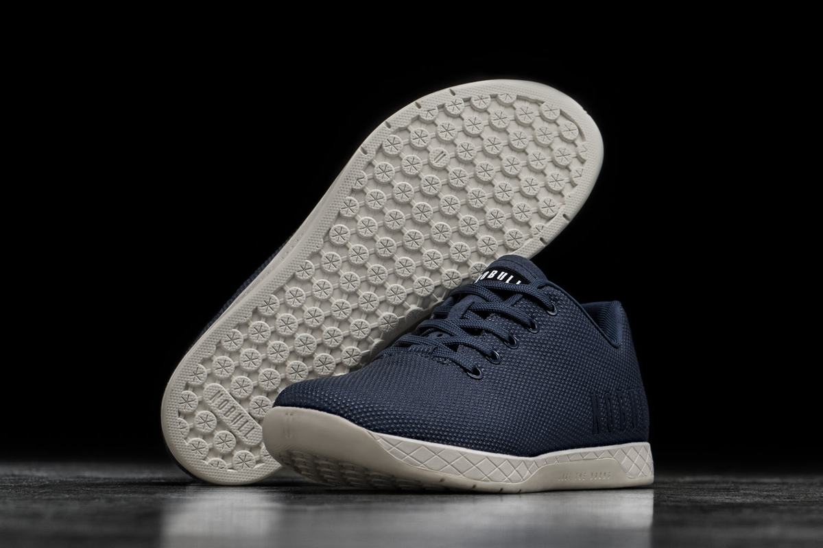 Basket Nobull Superfabric Trainer Homme Bleu Marine Blanche | RG0532617