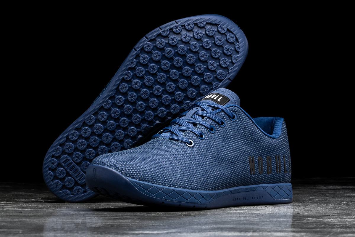 Basket Nobull Superfabric Trainer Homme Indigo | RI1923485