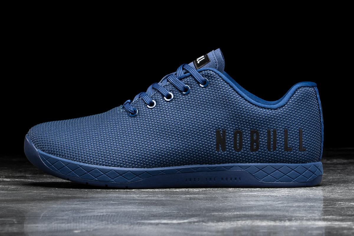 Basket Nobull Superfabric Trainer Homme Indigo | RI1923485