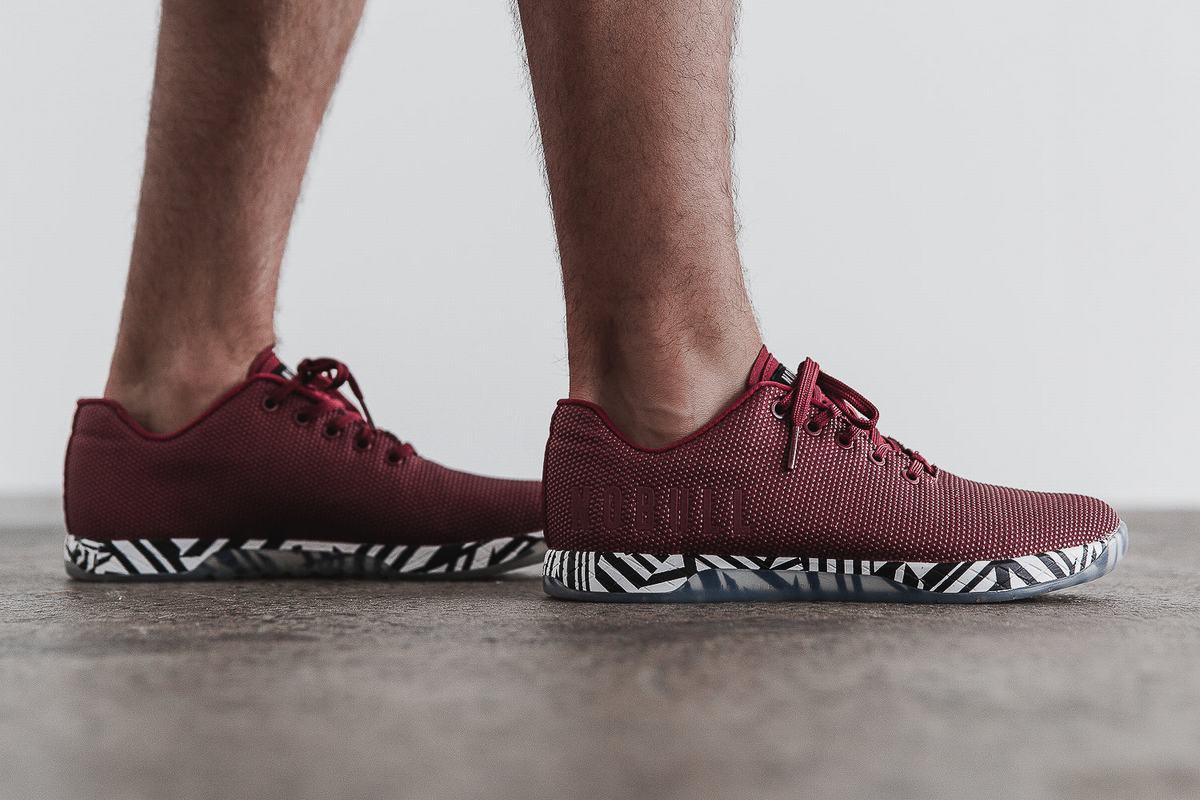Basket Nobull Superfabric Trainer Homme Rouge Foncé | RN6135870