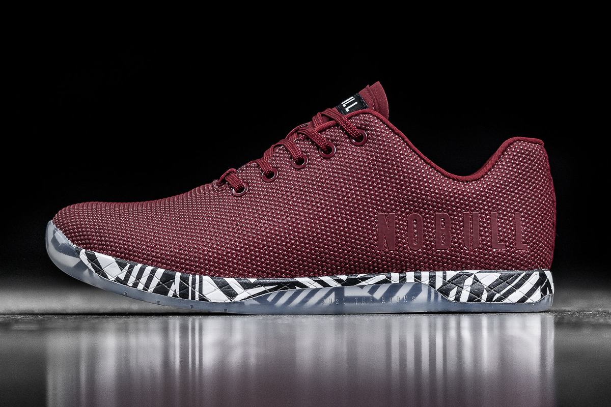 Basket Nobull Superfabric Trainer Homme Rouge Foncé | RN6135870