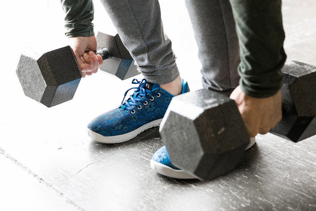Basket Nobull Superfabric Trainer Homme Bleu | TZ5930687