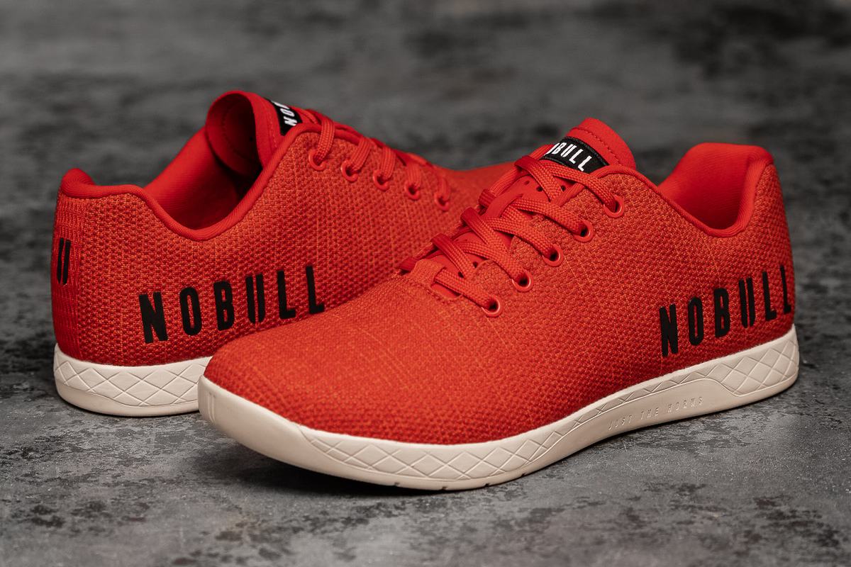 Basket Nobull Superfabric Trainer Homme Rouge | UO8096245