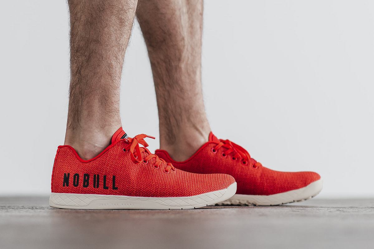 Basket Nobull Superfabric Trainer Homme Rouge | UO8096245