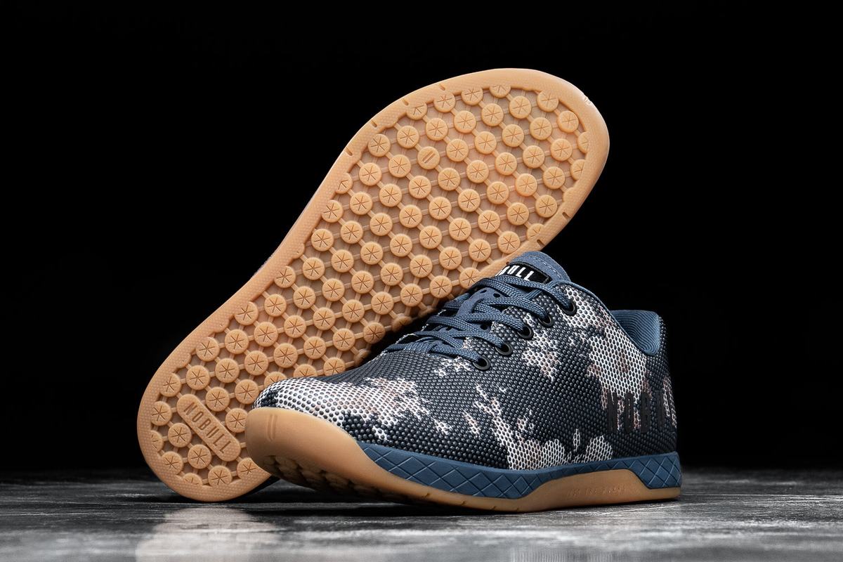 Basket Nobull Superfabric Trainer Homme Bleu Marine Marron | VA2905871