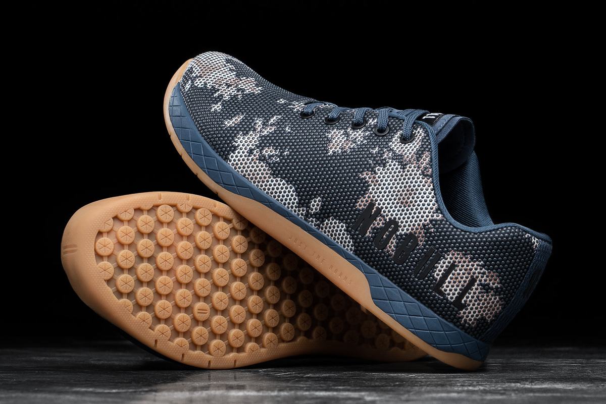 Basket Nobull Superfabric Trainer Homme Bleu Marine Marron | VA2905871