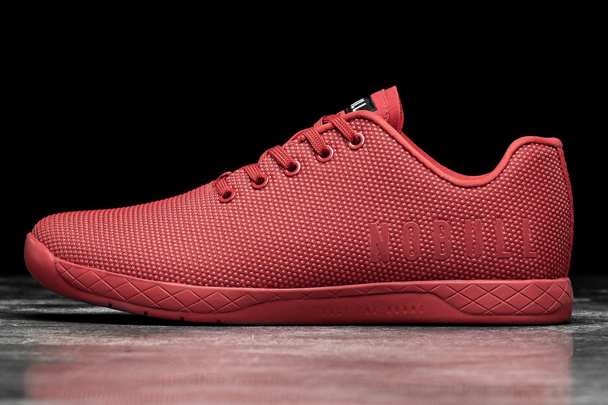 Basket Nobull Superfabric Trainer Homme Rouge | VW4367925