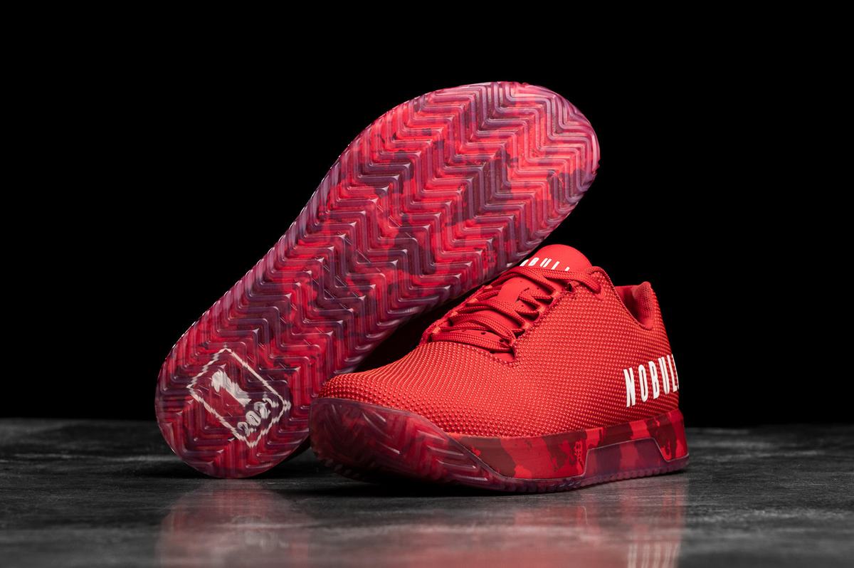 Basket Nobull Superfabric Trainer Homme Rouge | WO8961053