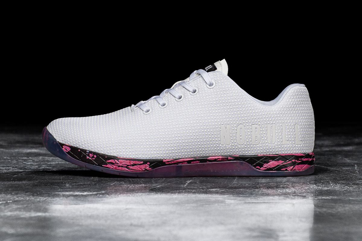 Basket Nobull Superfabric Trainer Homme Blanche | WT5843029