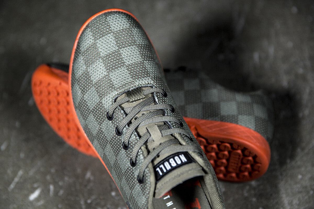 Basket Nobull Superfabric Trainer Homme Vert Olive Orange | YB1802976