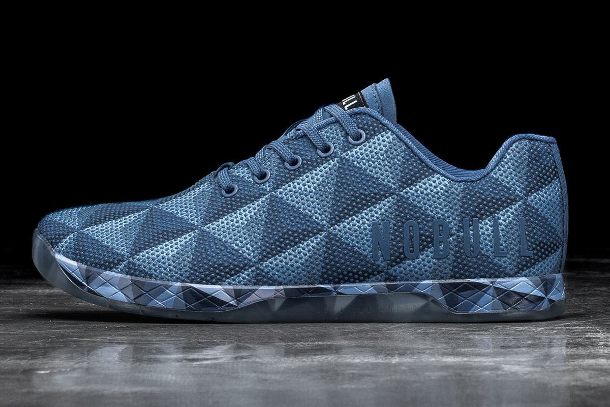 Basket Nobull Superfabric Trainer Homme Bleu | YB8914536
