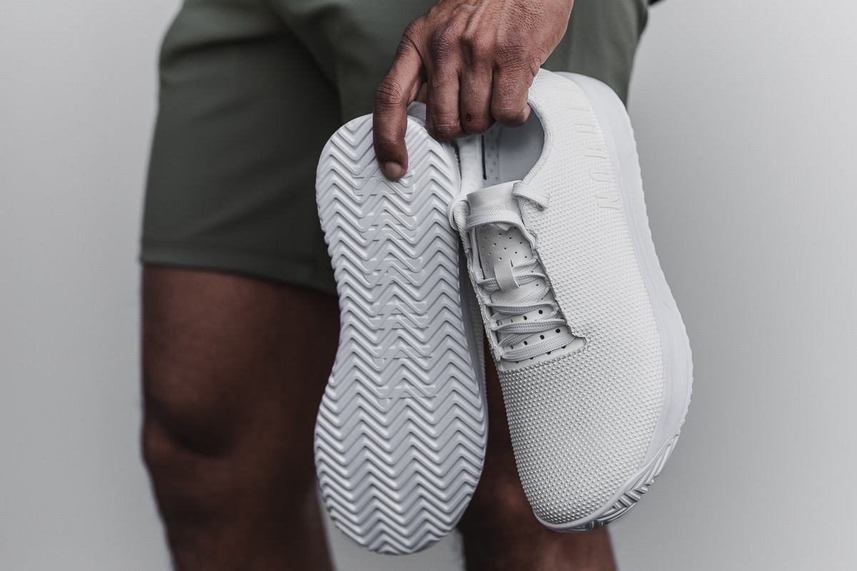 Basket Nobull Superfabric Trainer Homme Blanche | YN9618375
