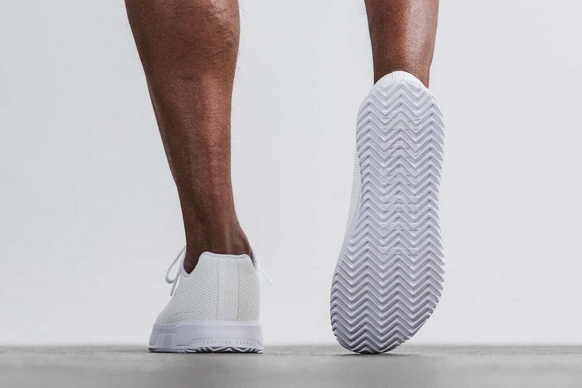 Basket Nobull Superfabric Trainer Homme Blanche | YN9618375