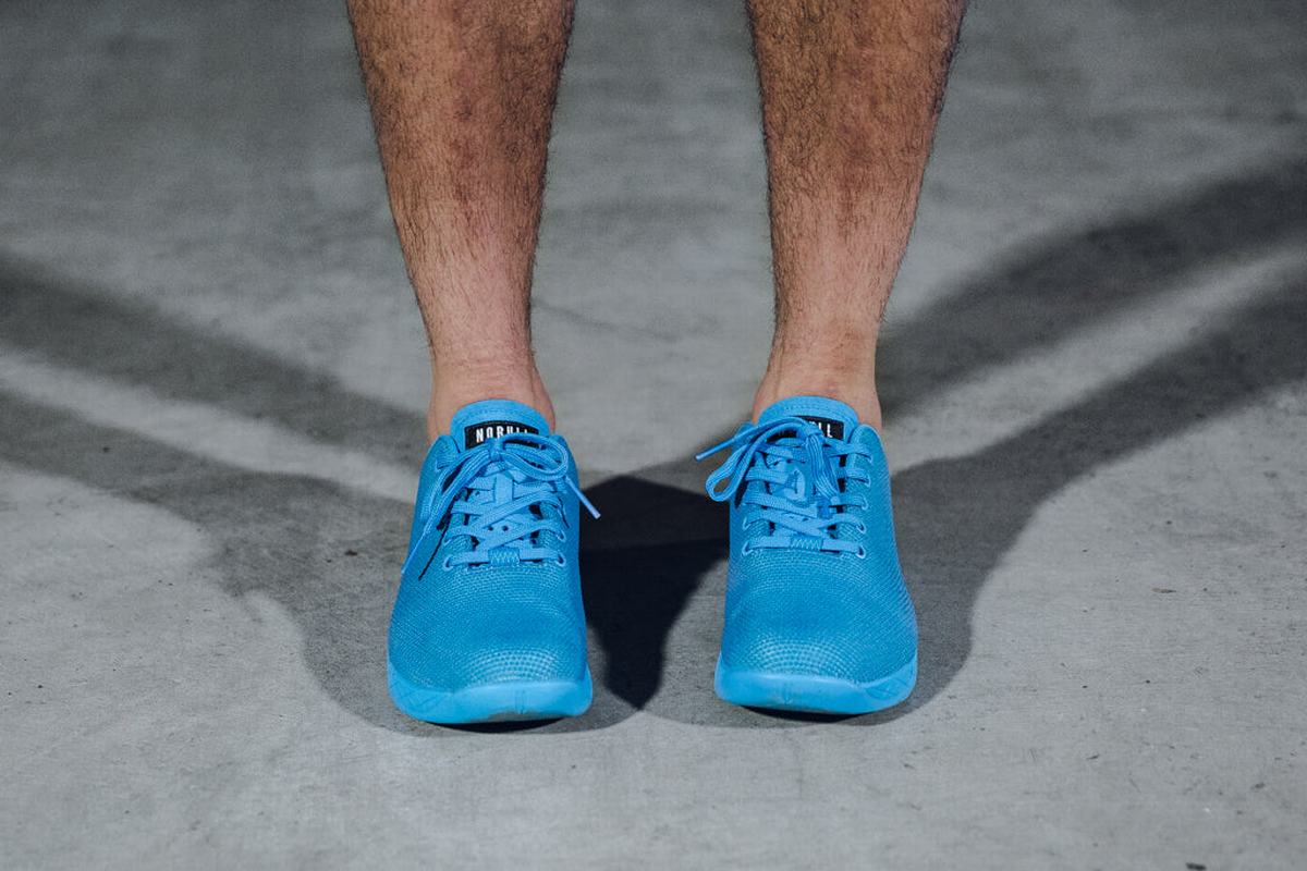 Basket Nobull Superfabric Trainer Homme Bleu Clair | YS5217409