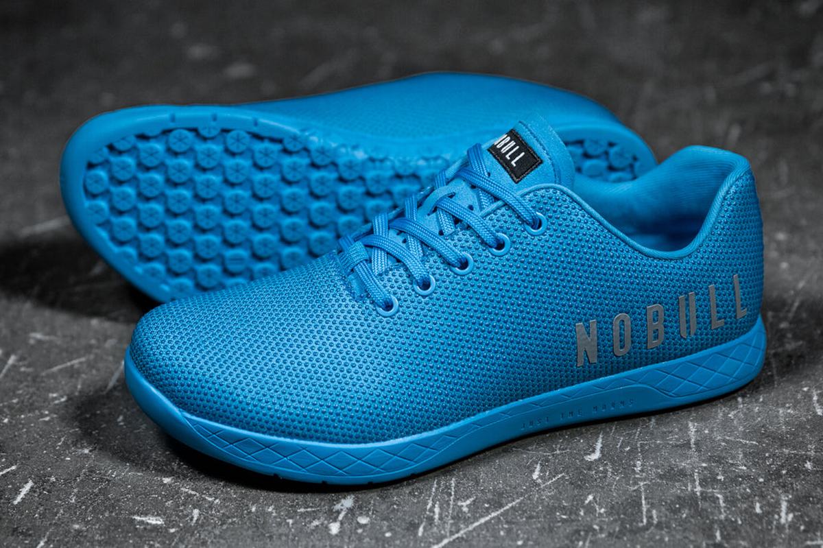 Basket Nobull Superfabric Trainer Homme Bleu Clair | YS5217409