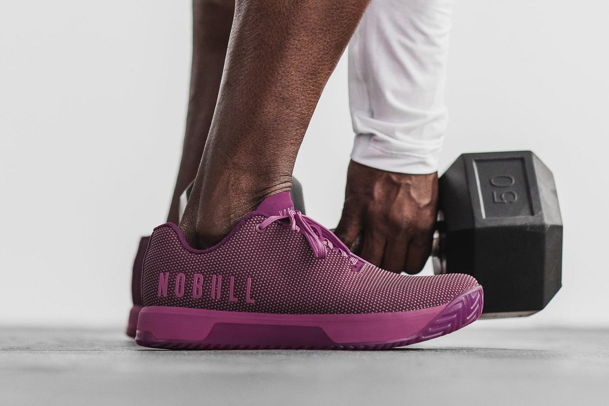 Basket Nobull Superfabric Trainer Homme Violette Foncé | ZB6503827