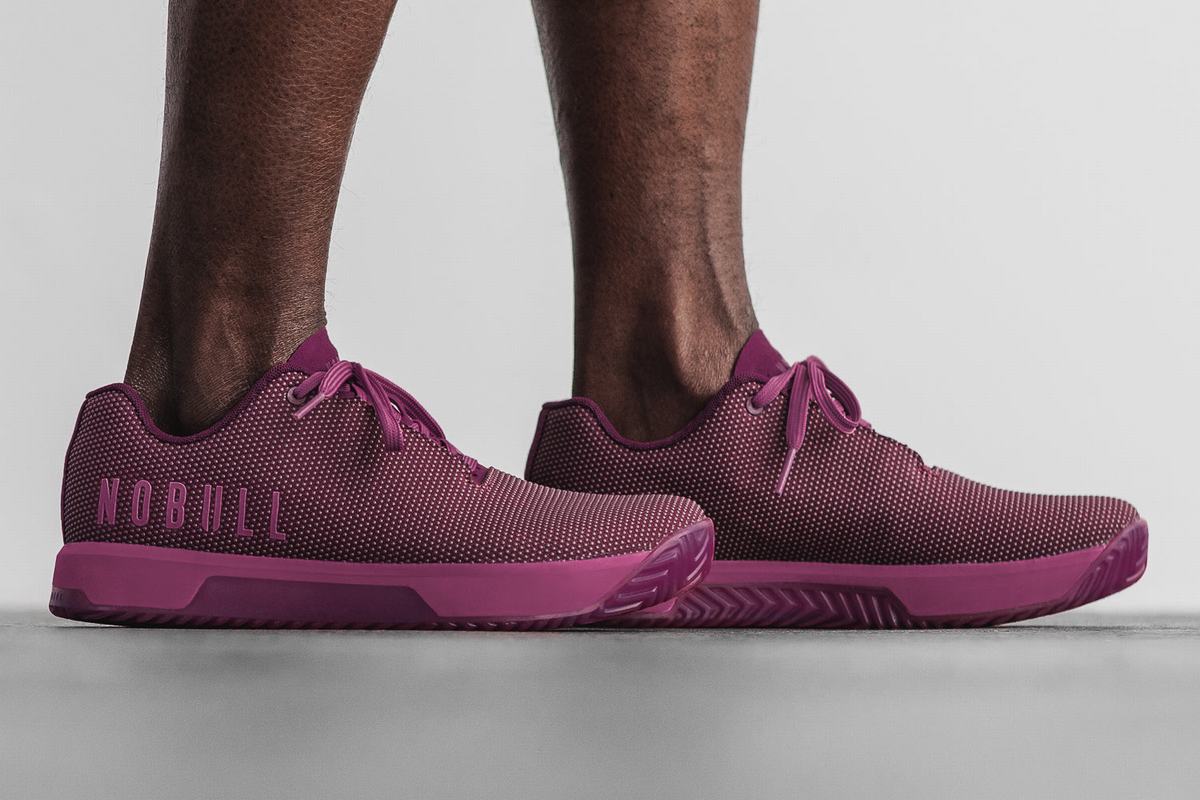 Basket Nobull Superfabric Trainer Homme Violette Foncé | ZB6503827