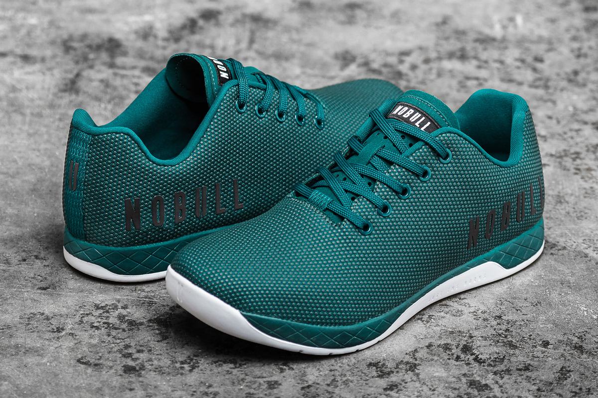 Basket Nobull Superfabric Trainer Homme Turquoise Foncé | ZG7285690