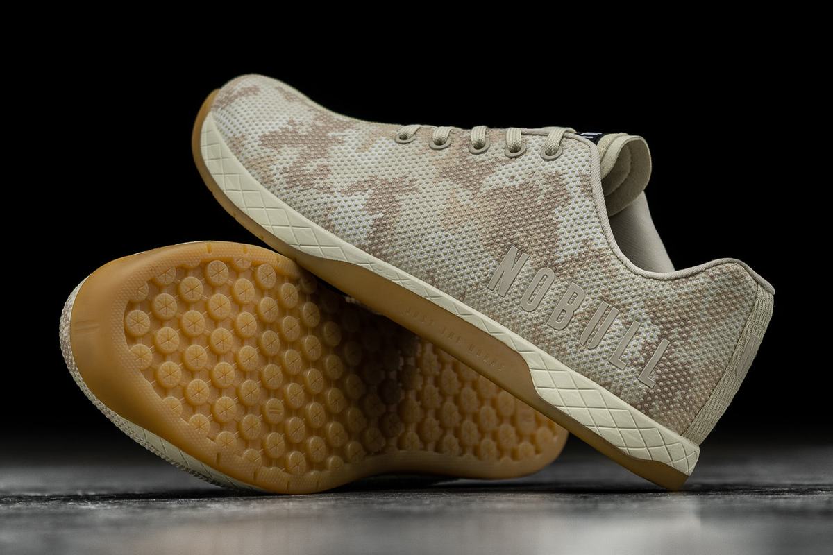 Basket Nobull Superfabric Trainer Homme Grise Vert Clair Camouflage | ZH8574196