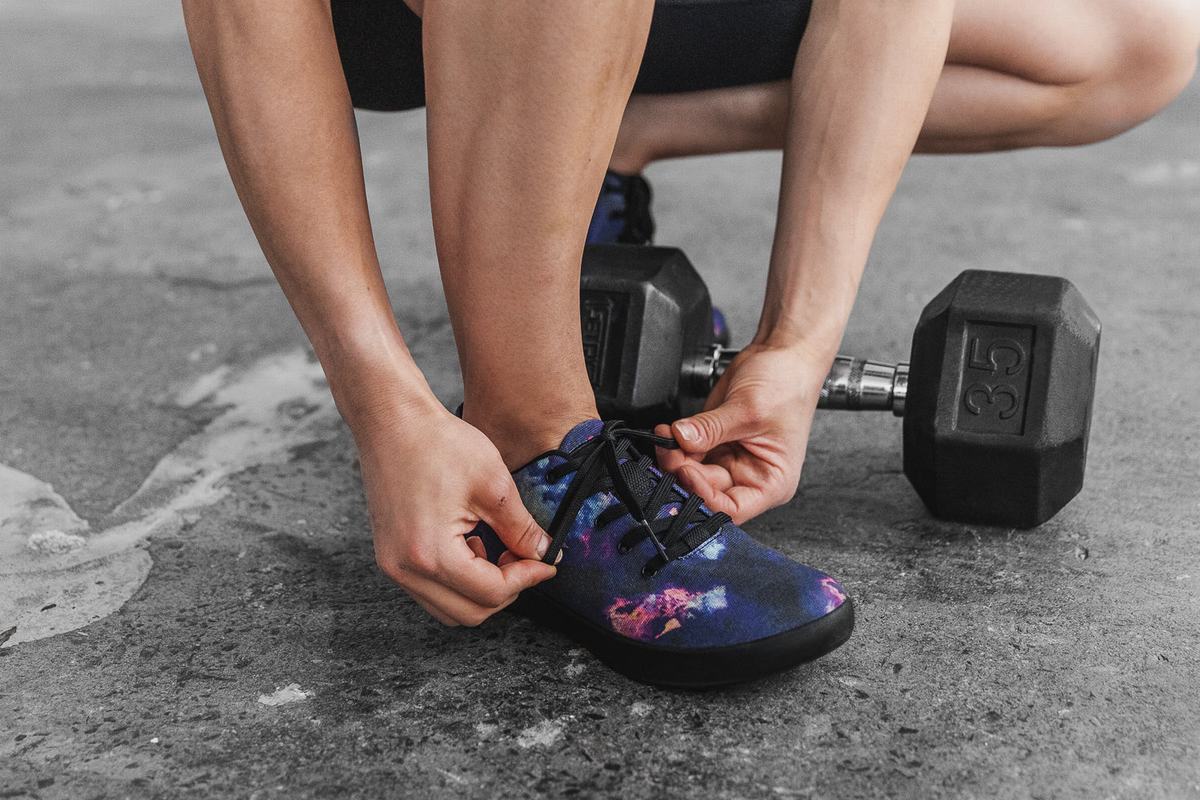 Basket Nobull Tie-Dye Canvas Trainer Femme Violette Noir | BK2104768