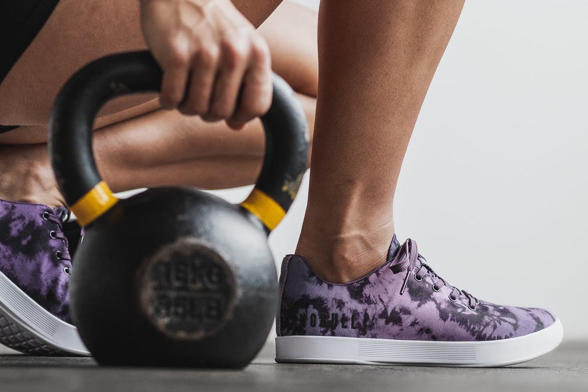 Basket Nobull Tie-Dye Canvas Trainer Femme Violette | OM9453817
