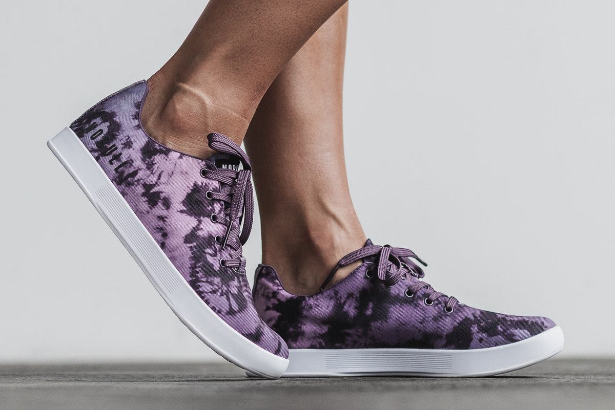 Basket Nobull Tie-Dye Canvas Trainer Femme Violette | OM9453817