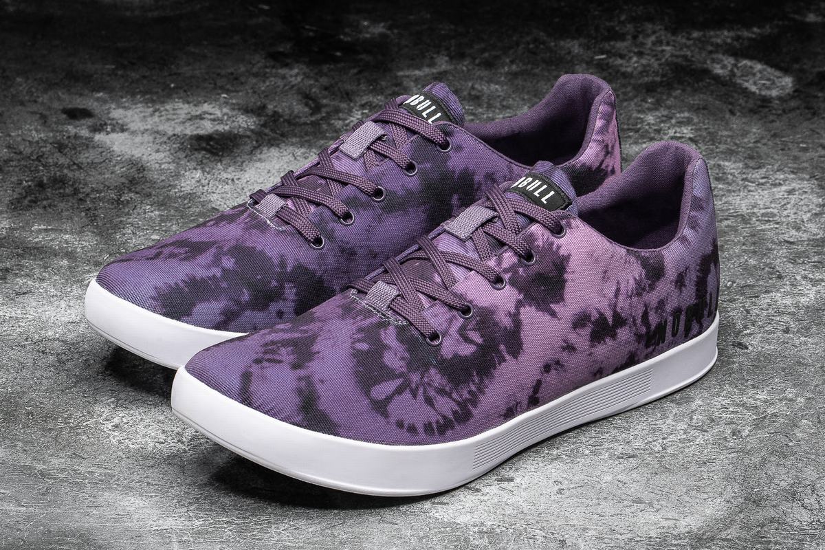 Basket Nobull Tie-Dye Canvas Trainer Femme Violette | OM9453817