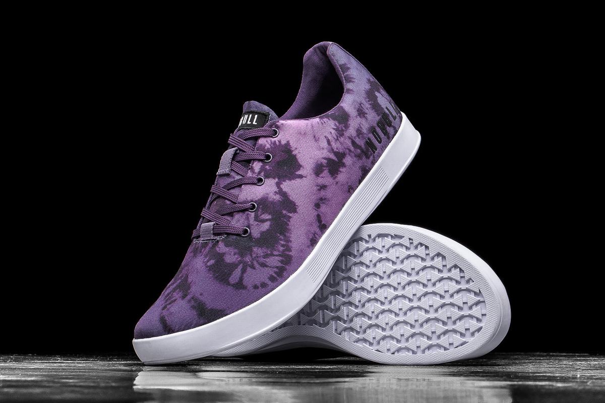 Basket Nobull Tie-Dye Canvas Trainer Femme Violette | OM9453817